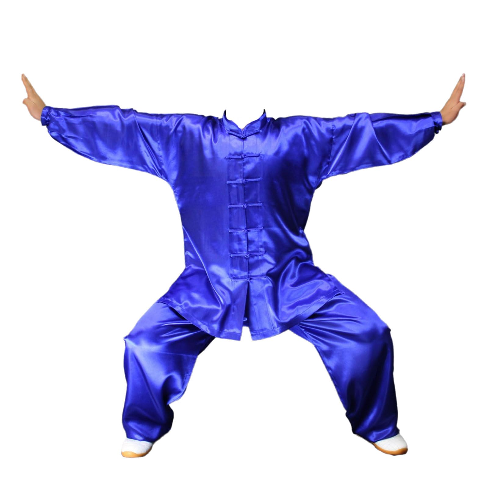 GoldeneAmeisen Tai Chi Uniform,Unisex Martial Arts Clothing Kung Fu,Chinese Traditional Uniforms For Tai Chi And Wing Chun,Chinese Tang Clothing Suit,Easy To Wear,For Morning Exercise,Tai Chi,Kung Fu