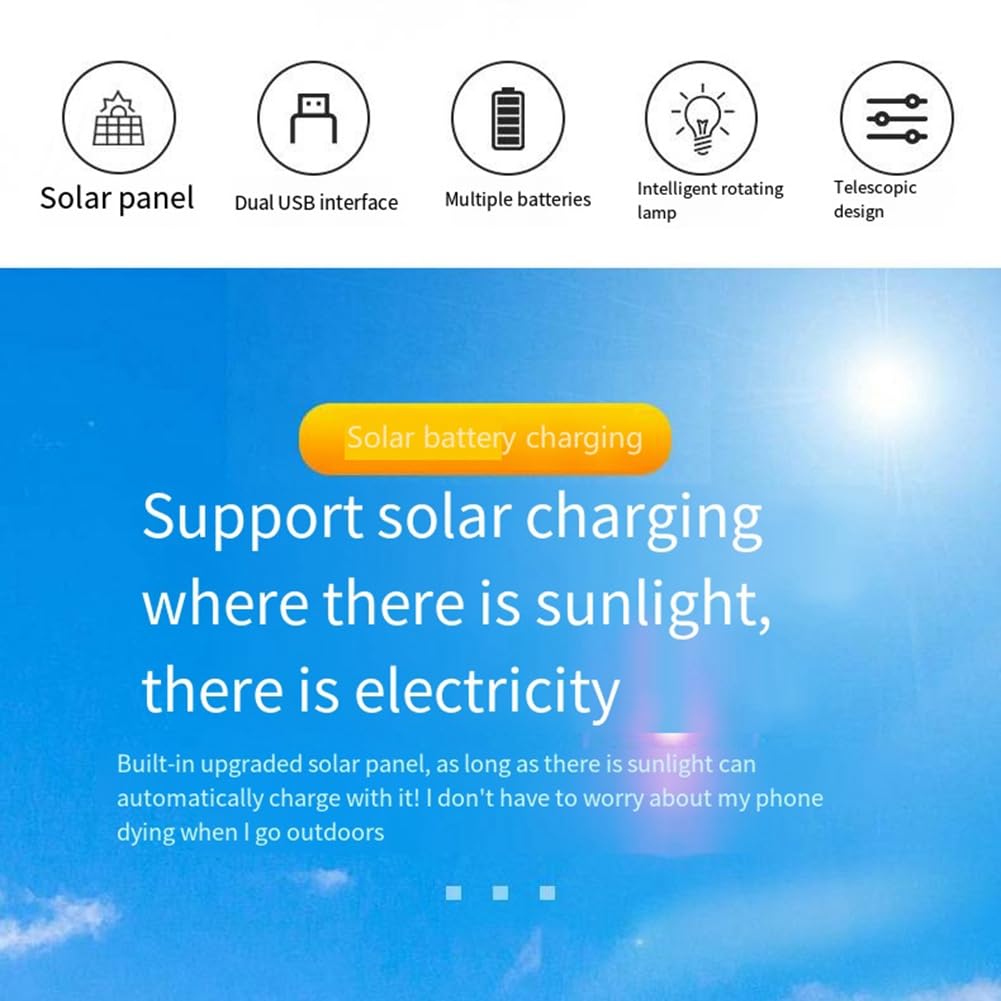 18650 Ladegerät Solar Lithium Batterie Smart Ladegerät Typ-C Vier-Slot Multifunktions-Outdoor-Ladegerät