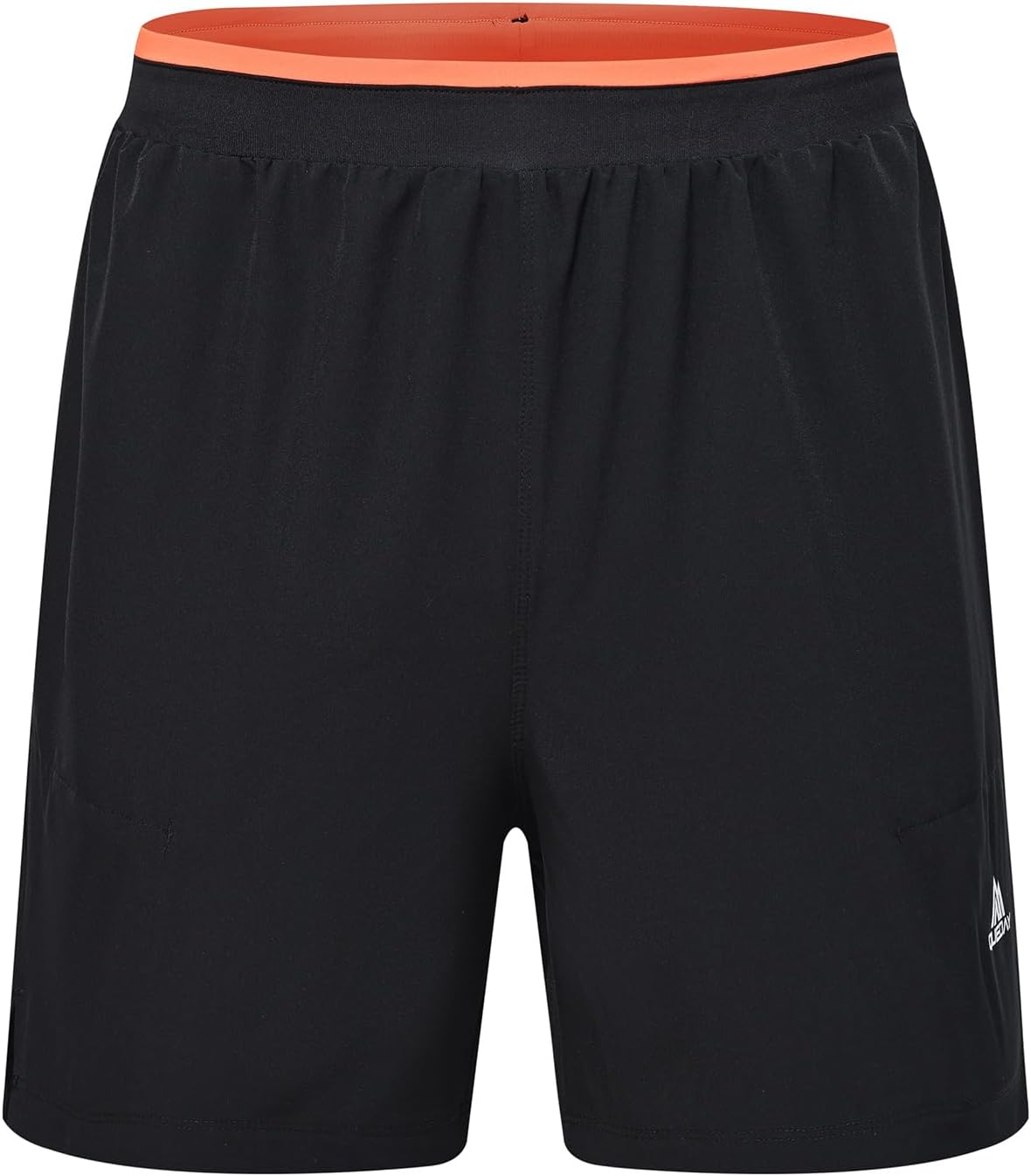 Queday Mens 2 in 1 Black Running Shorts with Liner 5/7 Inch Quick Dry Gym Athletic Workout Shorts with Pockets - Image 7