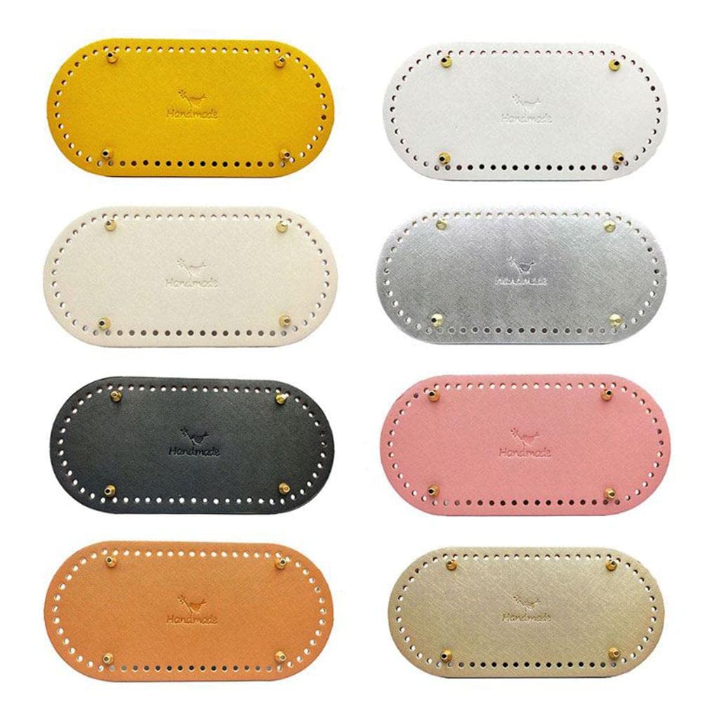 Meri SHOPP Crochet Bags Nail Bottom Shaper Pad Insert Cushion for Purse Wallet Brown Hardened Pu Leather, Pad Clothing, Shoes & Accessories | Womens Handbags & Bags | Handbag Accessories-image-10