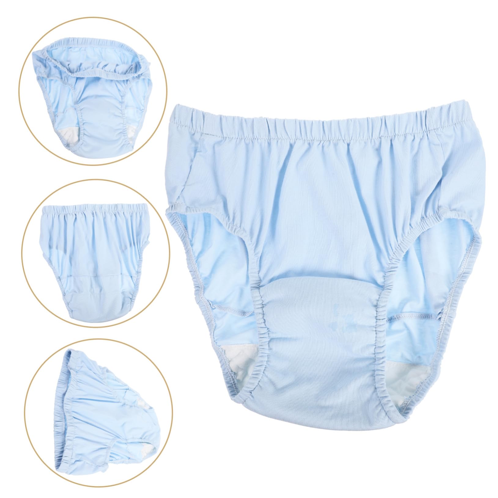 minkissy Slip per Urinaria in Cotone Lavabile, per Anziani, Facile da da Indossare, Assorbente per Perdite Moderate