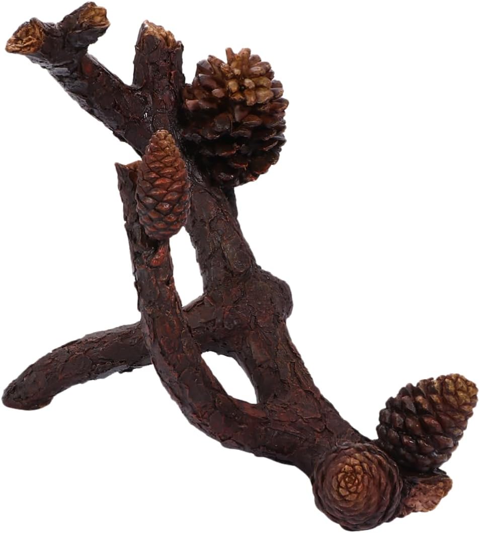 1pc Resin Wine Rack for Tabletop Creative Pine Boughs Design Sturdy Holder for Single Bottle for Home Decor Kitchen Bar Office and Parties