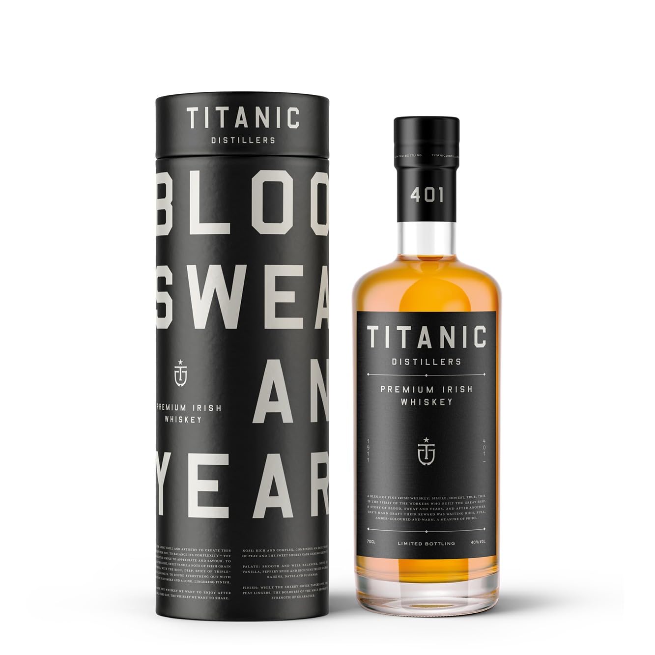 Titanic Distillers Grain Premium Irish Blended Whiskey