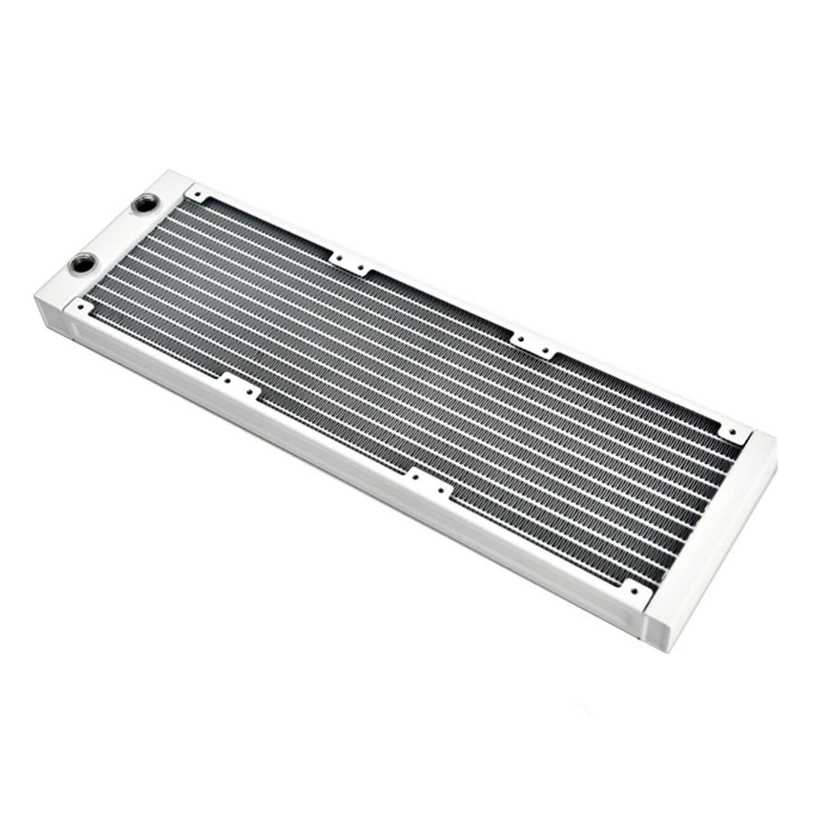 Radiateur alu 360mm blanc pour watercooling de châssis PC haut de gamme