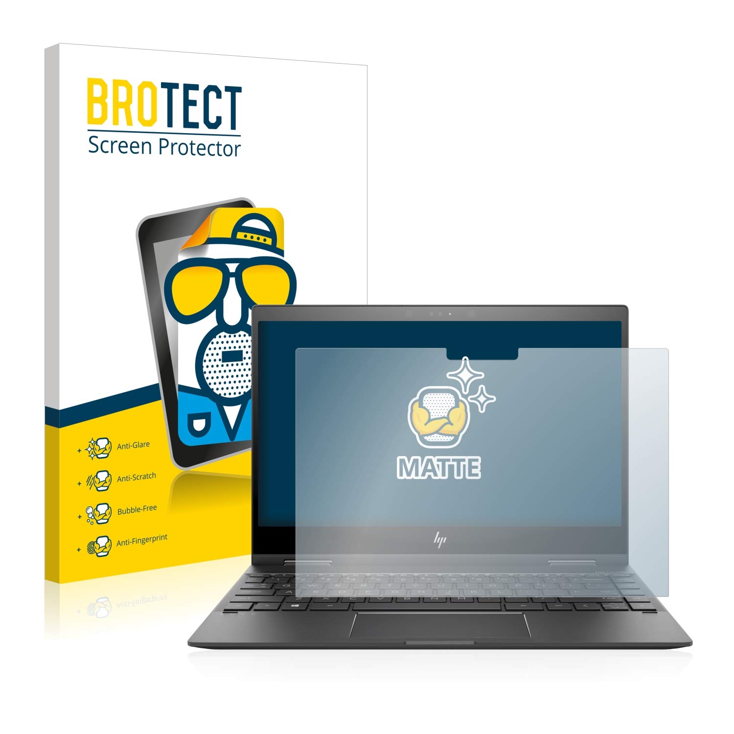 Protection Écran Brotect Anti-Reflet Pour Yodoit PTM15 15,6" - Film Mat, Anti-Traces