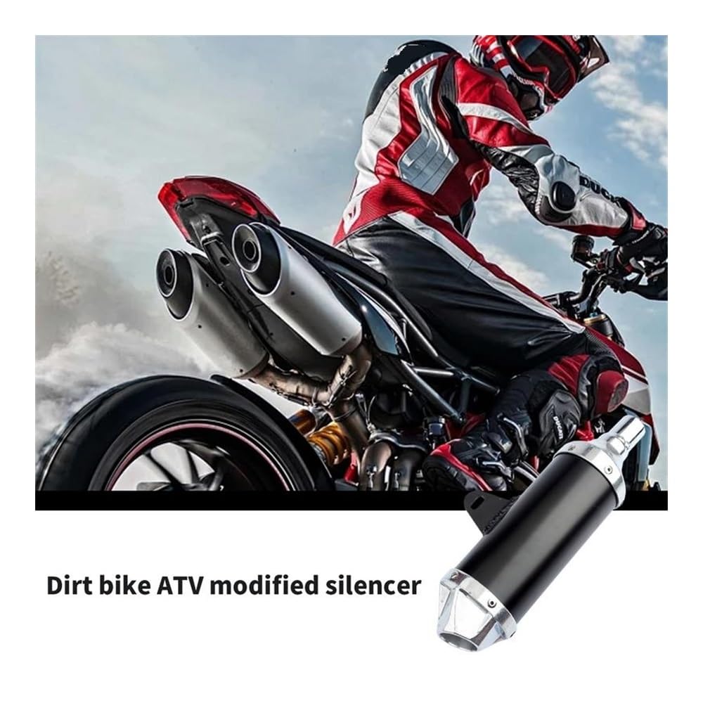 Schalldämpfer Motorrad Motorradauspuff 28mm Motorrad Slip On Roller Motorräder Auspuff Modifizierter Schalldämpfer Rohr Schalldämpfer Motorräder Auspuff