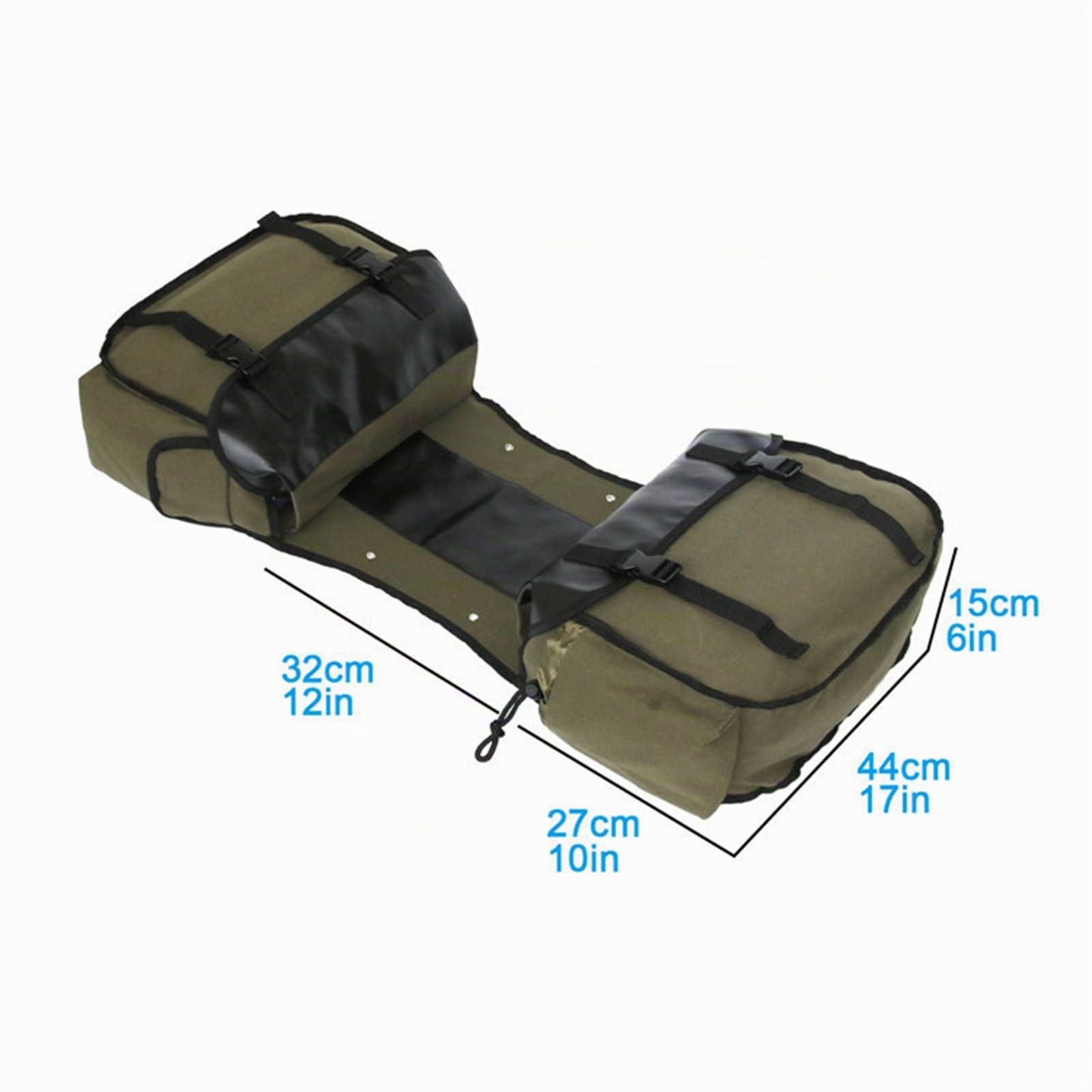 Shkalacar Sac de Selle pour Moto - Grande Capacité, Imperméable, en Toile - Sac de Voyage Latéral pour Outils