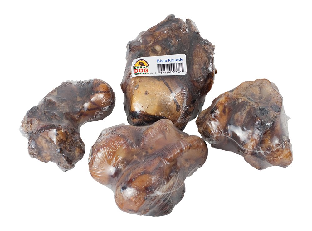 Great Dog Bison Knuckle Bone - 1 Count Bone,Bison Bones for Dogs,Bison Dog Bones,Bison Chews,Knuckle Bones,Knuckle Bone for Dogs