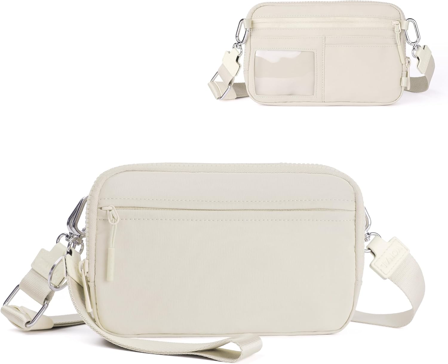 VONAL Wristlet Wallets for Women, RFID Wristlet Purse Built in Wallet, Small Nylon Crossbody Bags, Credit Card Holder - Image 9