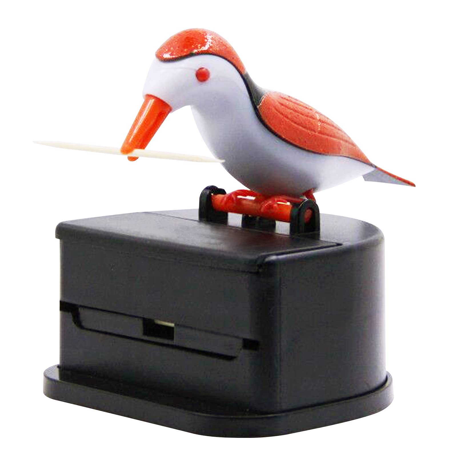 Little bird toothpick dispenser With toothpick, toothpick holder (orange)