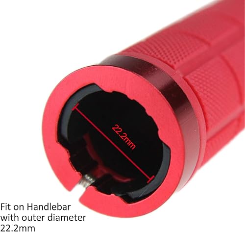 Miniatura 6 de PLATT Agarres de manubrio de bicicleta de goma cómodos para MTBBMX con tapas de extremo de plástico