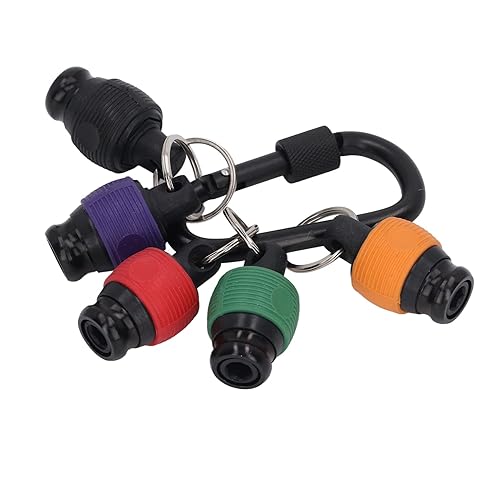 6 unids destornillador Bit Holder Socket Key Chain 14in Driver Drill Bits Llavero Herramienta