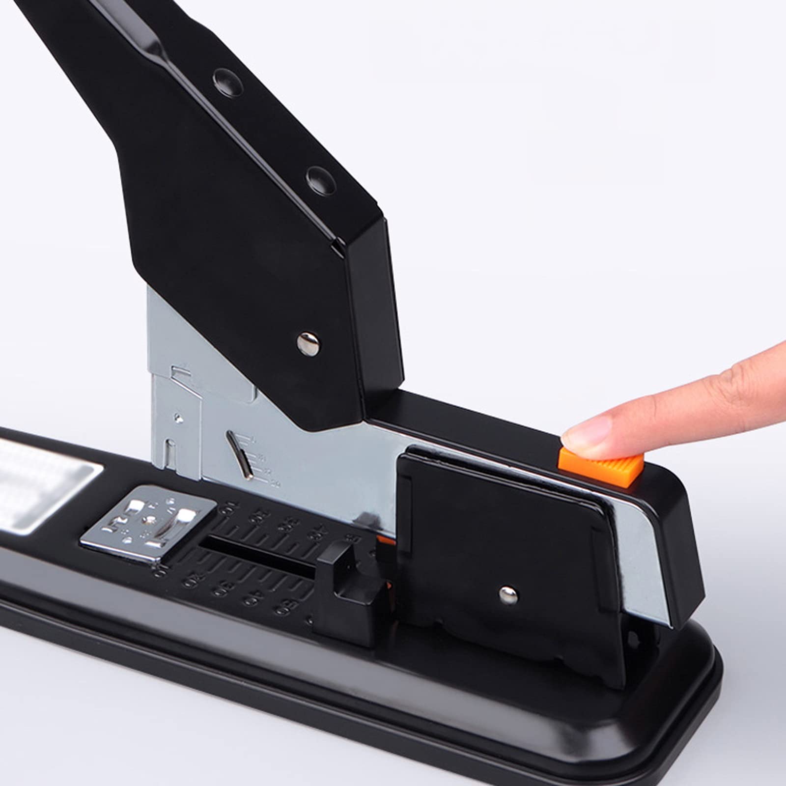 Liudan Cucitrice Staplers Heavy Duty Desktop Staplers 60-100 Schede capacità Facile da caricare Accessori da scrivania ergonomica per impieghi gravosi Spillatrice (Size : B)