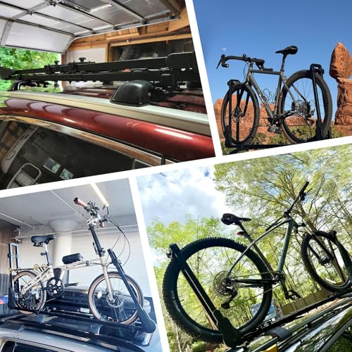 GATHERSKY Dual-Arm Rooftop Bike Carrier