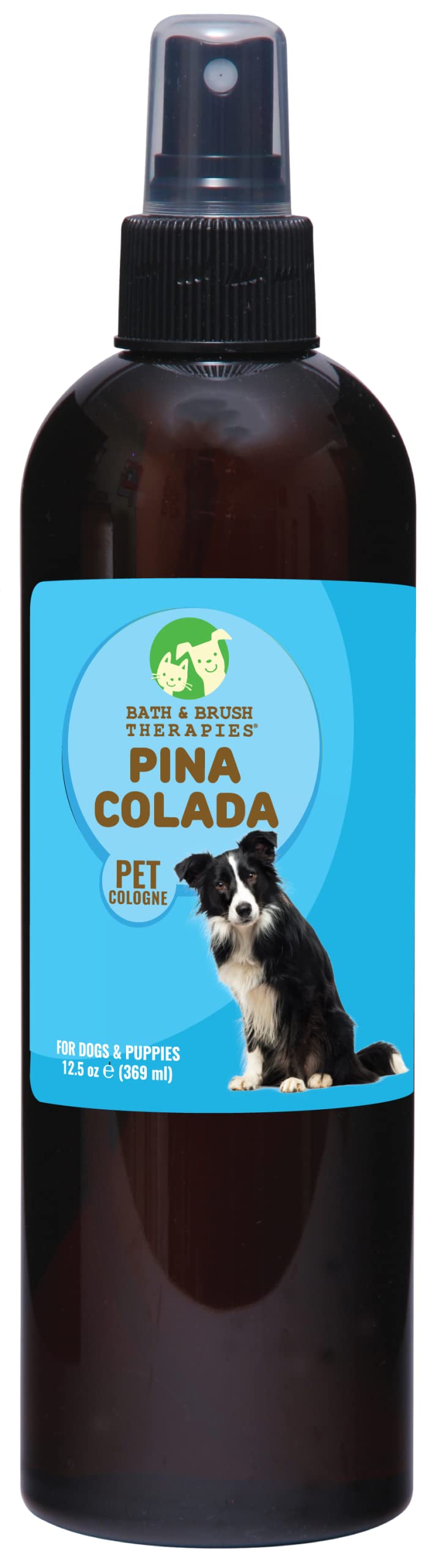 Showseason Bath & Brush Therapies® Pina Colada Pet Cologne 12.5 oz For Dogs | Long-Lasting Odor Eliminator | Cruelty-Free | Paraben-Free |
