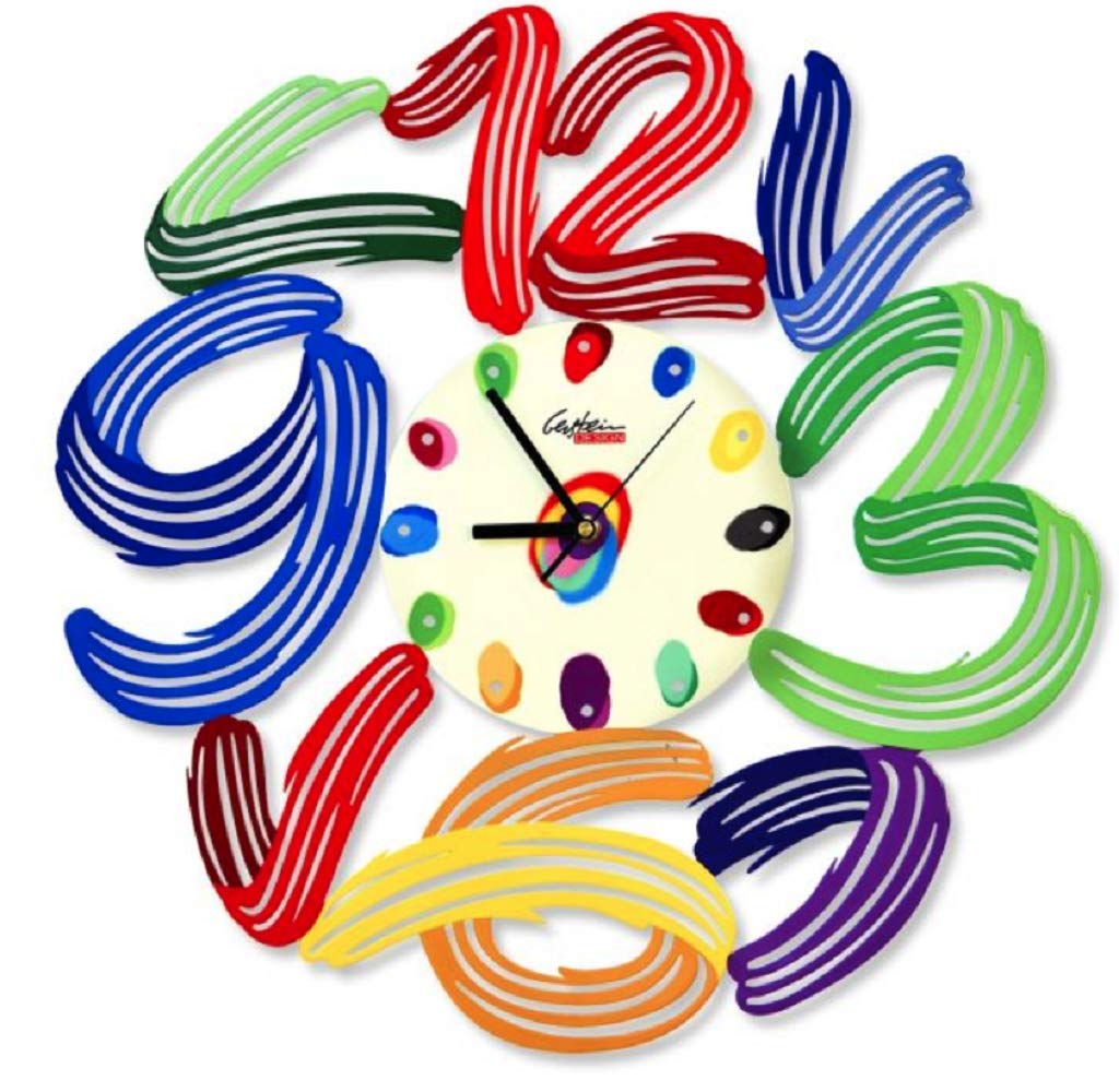 Horloge murale décorative haut de gamme par l'artiste David Gerstein