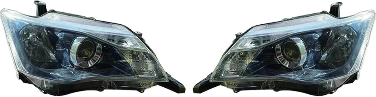 Car Headlights Lens Black 81110-12J00 Compatible With Toyota Corolla Axio 2012 to 2015 NZE161 NZE164 A Pair