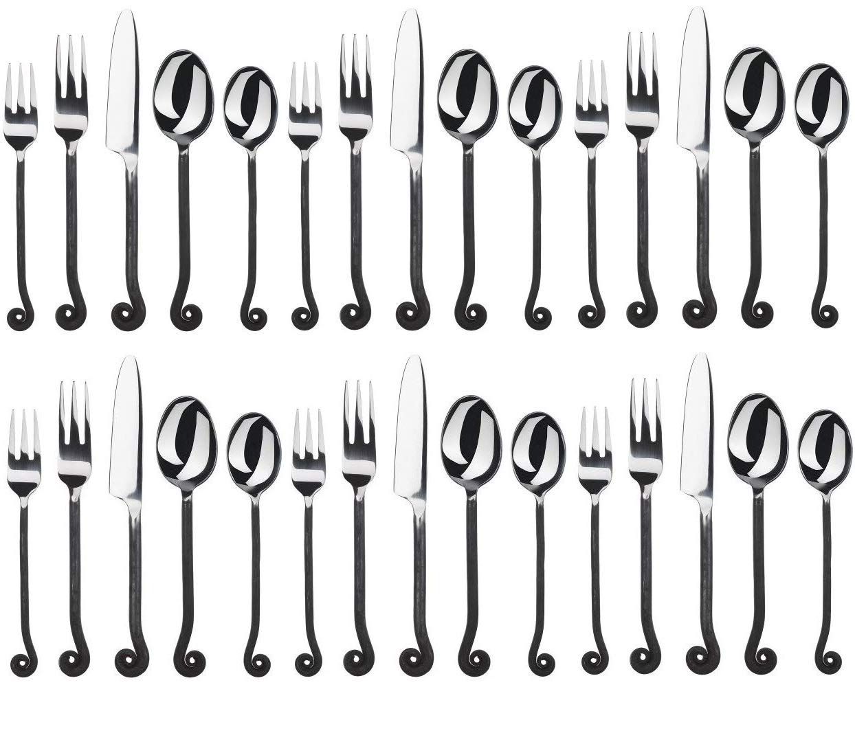 Treble Clef Flatware Set, Service for Persion (6 set)