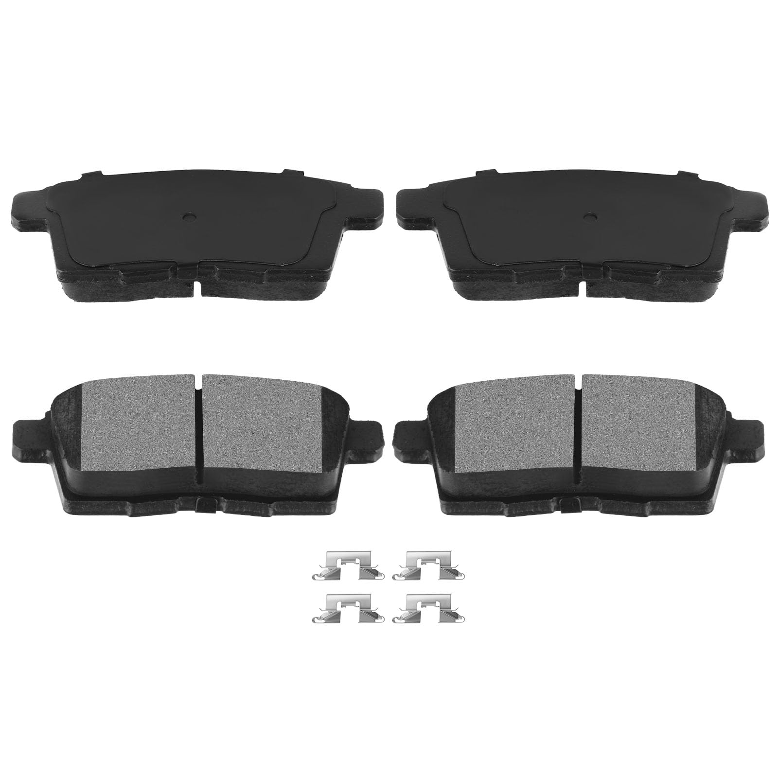 AUTOMUTO 4PCS Ceramic Rear Brake Pads Set D1259 For Ford For Edge 2007-2010