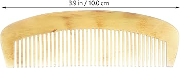 Amazon | 翡翠の櫛 ホーンコーム コーム 牛角の櫛 天然羊角