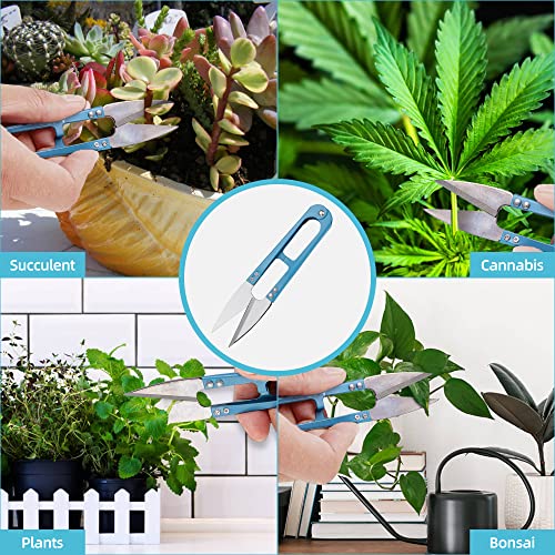 Pruning Shears,3Pcs Garden Scissors,Stainless Steel Sharp Blade Gardening Trimming Floral Shears Scissors Pruners For Cutting Flowers,Trimming Plants,Bonsai,Picking Fruits With Storage Bag,Wipe Cloth #TOP5