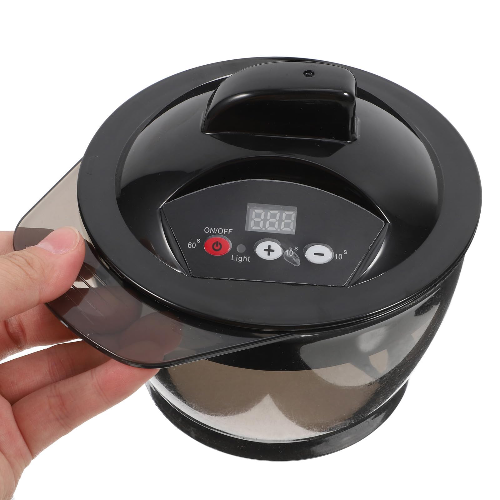 Elektrischer Mixer für Haarfärbecreme mit Transparenter Rührschüssel Automatischer Haarfarbenrührer für Haarpflege und Haartönung für Professionelle und Heimgebrauch