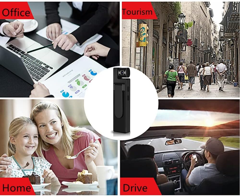 Body Camera Mini Digital Screen Night Vision Motion Detection Snapshot Loop Camcorder Sports DV Nanny Cam