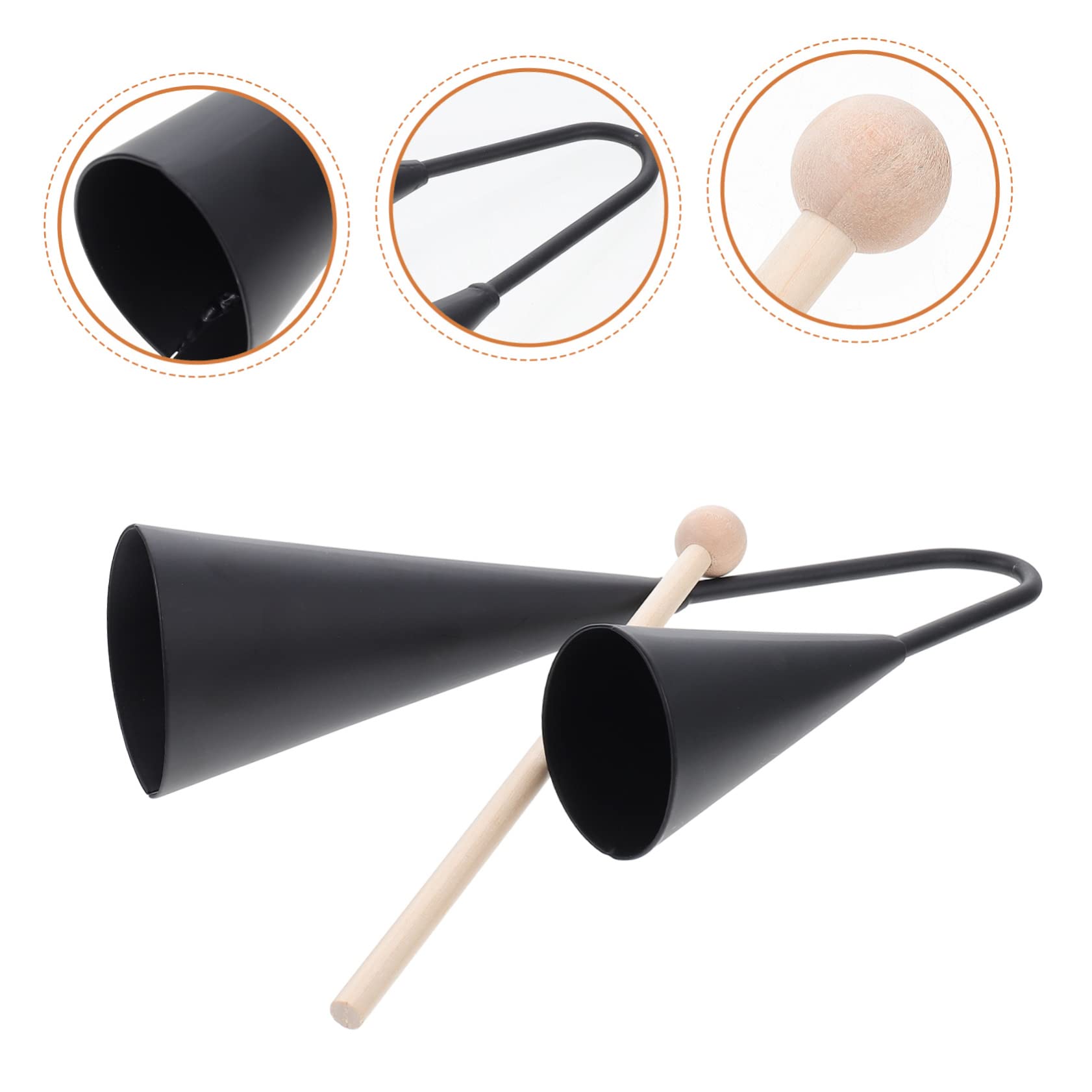 Amazon | TOPPERFUN 1 セット ダブルスピーカー楽器 ダブルベル