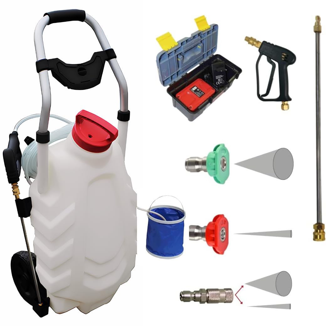 Forum Equipement - PRO SPRAYER Option Płukanie - Elektryczny i Wolnostojący Opryskiwacz - 30 litrów - Wyposażony w 2 baterię