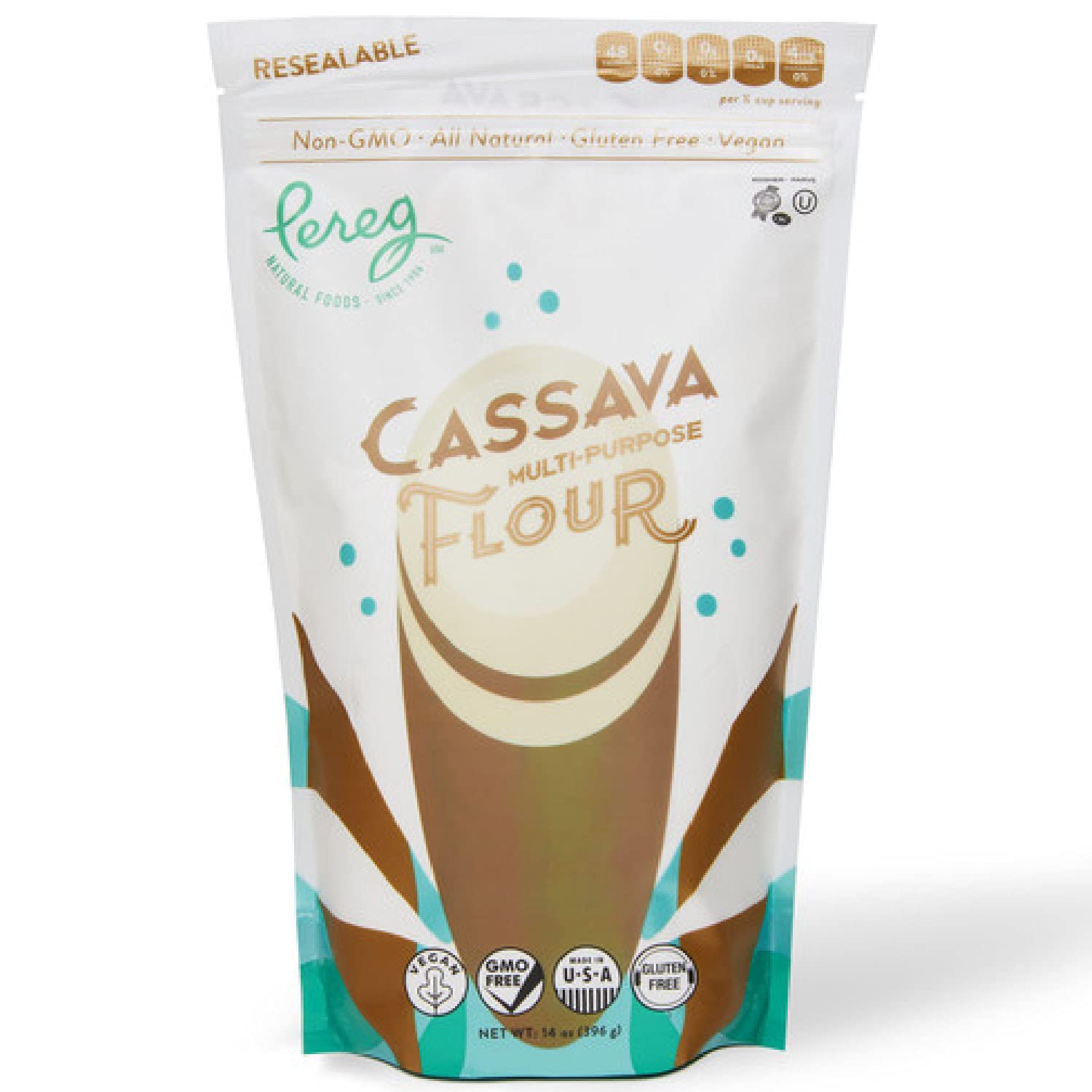 Buy Cassava Flour (14 oz) GlutenFree, NonGMO, GrainFree, Paleo