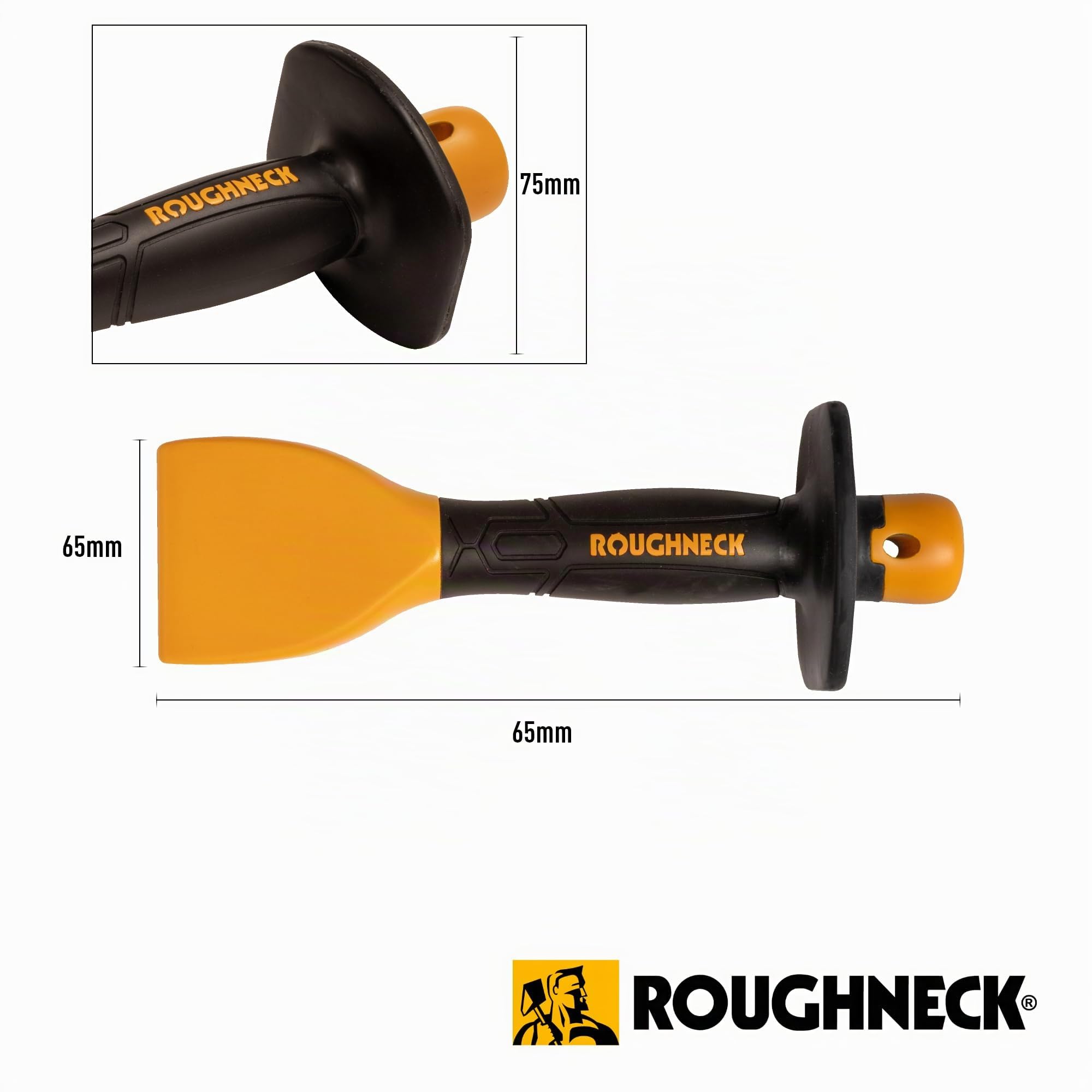 Coin à rainurer Roughneck Pro – Outil de toiture pour l'affûtage des plis dans le plomb, le cuivre, le zinc et l'aluminium (65 mm / 2½")