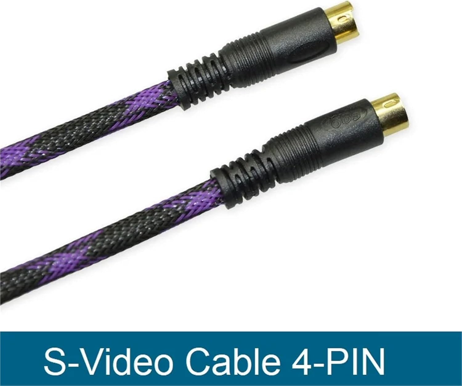 S-Video Cable Gold-Plated (SVHS) 4-PIN SVideo Cord(15m)