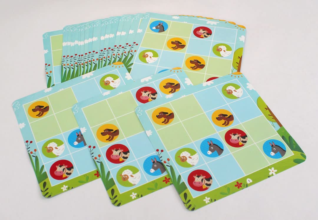 ¡Sube de nivel! 2 - Animales de granja Sudoku