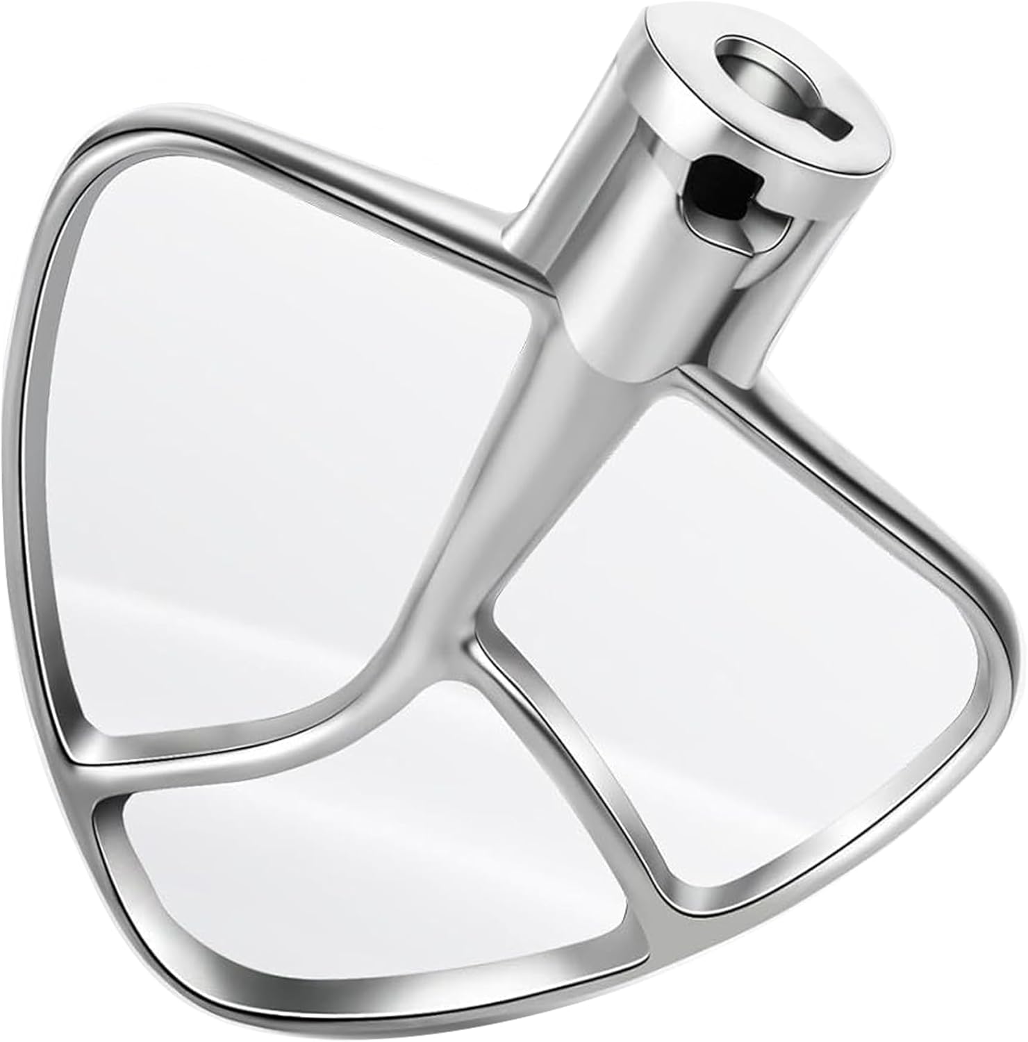 Replacement Stainless Steel Flat Beater, Compatible with KitchenAid 4.5 and 5 Quart Tilt-Head Stand Mixers, Model: KSM5THFBSS.