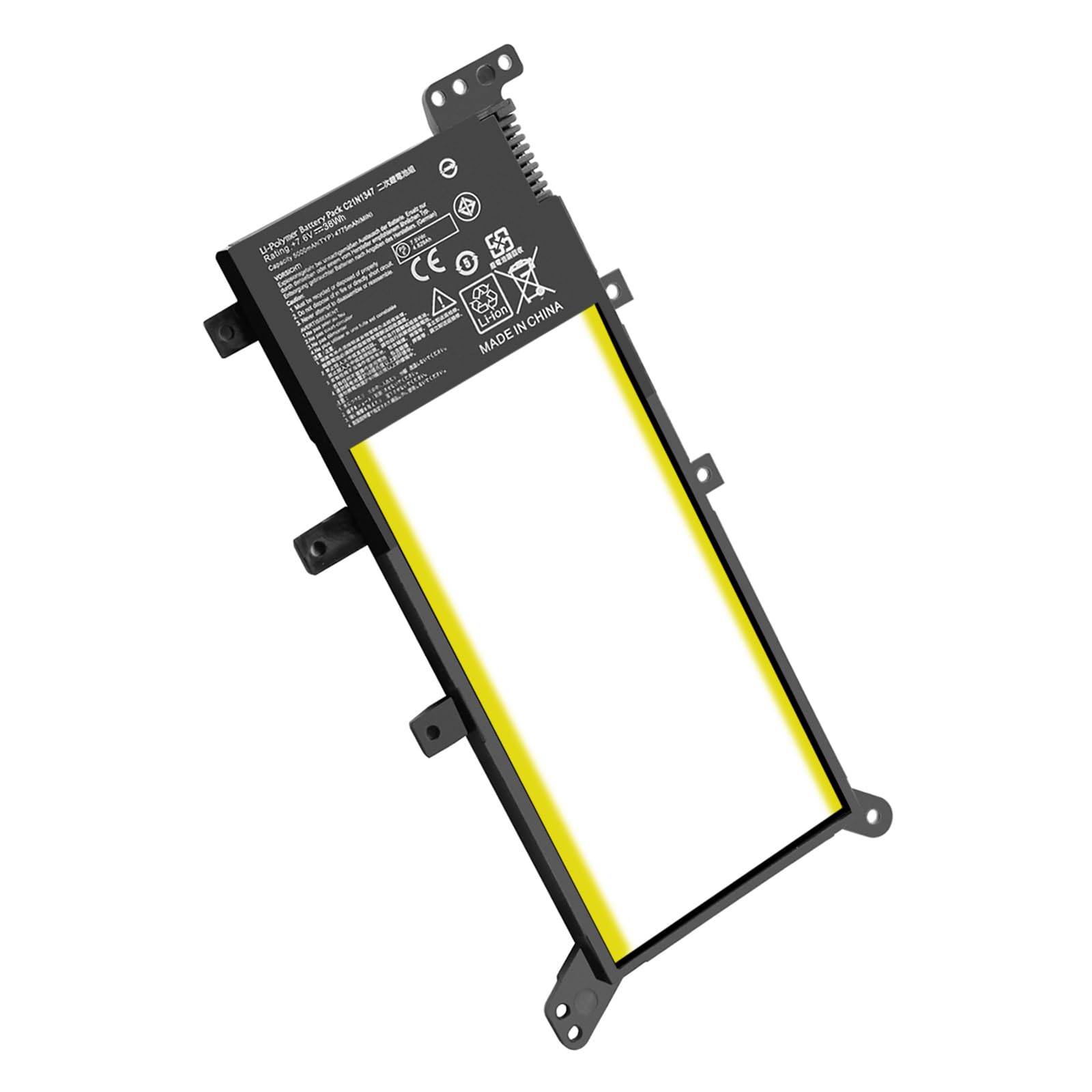 Batteria Per ASUS X555 X555L X554 F555 - 7.6V 37Wh Ricaricabile - Foto 4