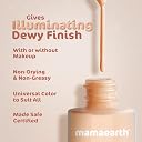 Mamaearth Hydra-Glow Illuminating Drops With Vitamin C & Hyaluronic Acid - 15Ml | All Skin Type Multi-Purpose Primer Drops |Light Moisturizes Skin | Gives Non-Greasy Dewy Finish gallery image