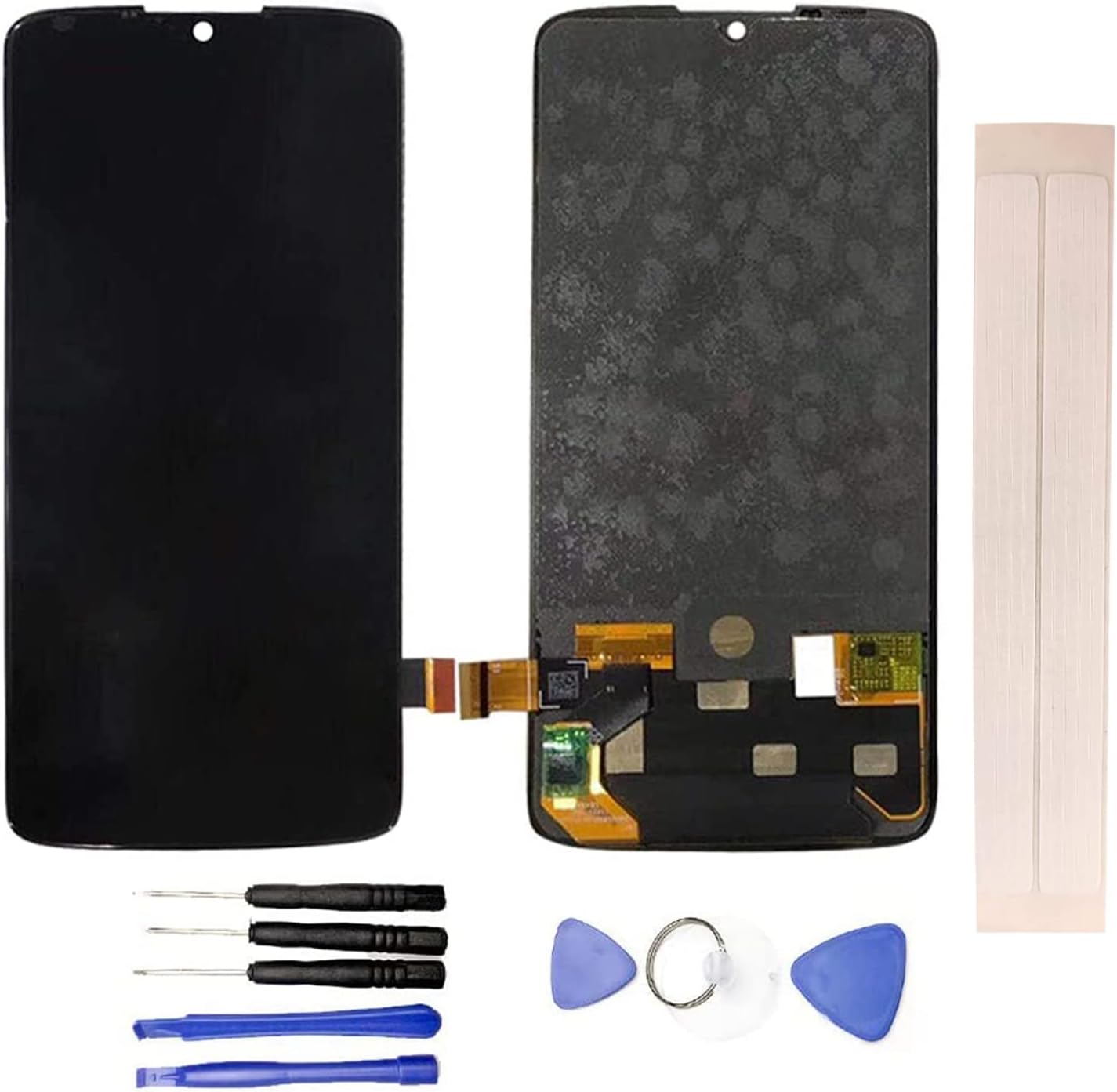 LCD Display & Replacement Touch Screen Digitizer Assembly with Free Tools for Motorola Moto Z4 Black