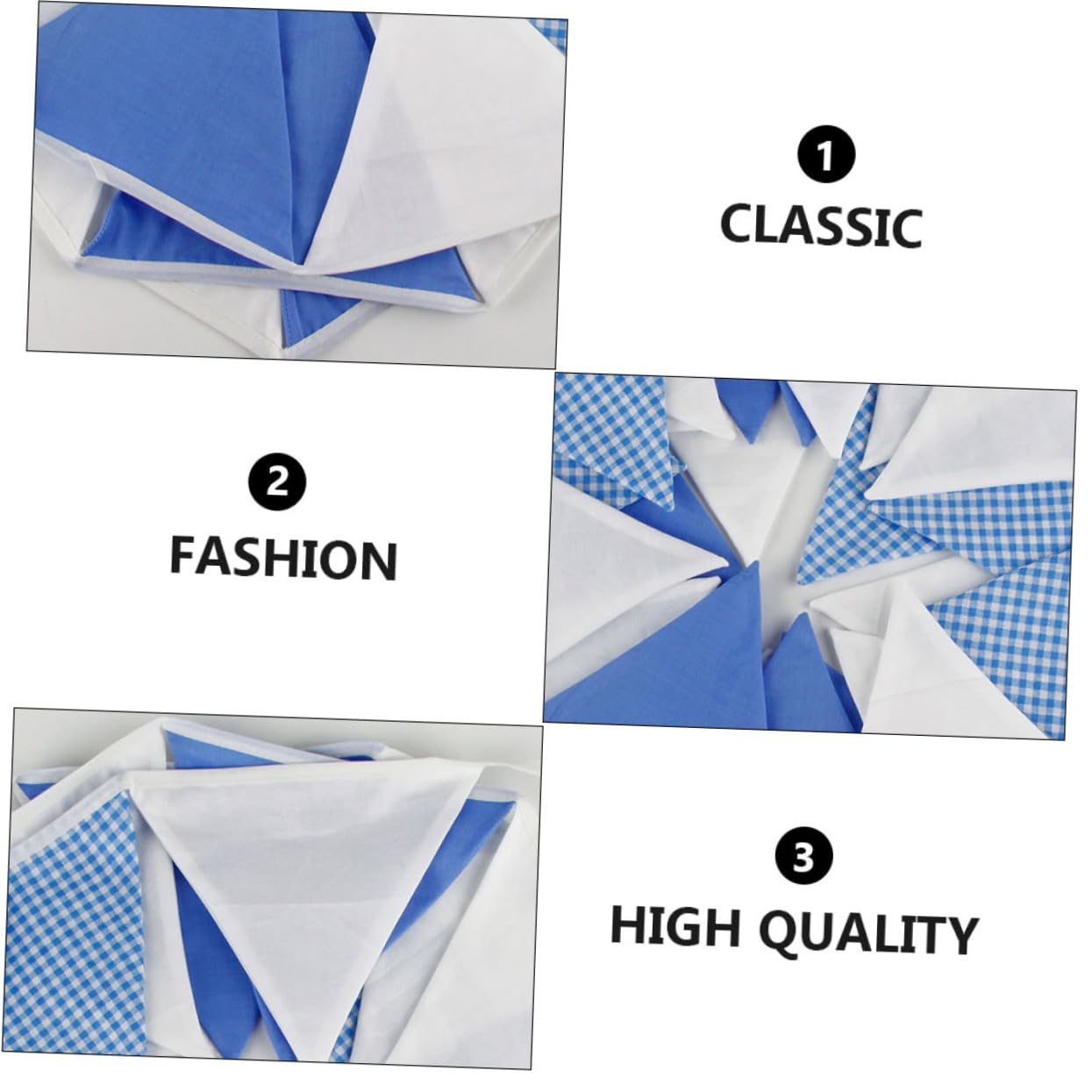 UPKOCH 2piezas Banderines De Decorativos Para Fiestas Bodas y Cumpleaños Guirnalda Azul y Para Celebraciones Infantiles Banderines