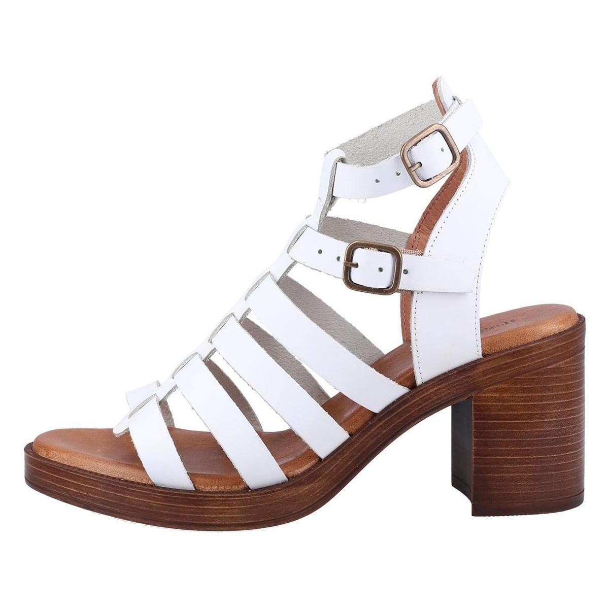 Hush Puppies Women's White Gloria Gladiator Sandal In | Size: 4