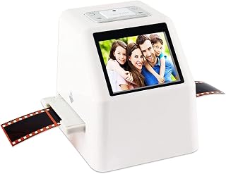 Digital Film Slide Scanner, Film Slide Scanner, with 2.4 LCD Screen, All-in-one Device Scan, View, Edit, Convert and Save, Multiple Languages can Be Set for Operation