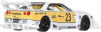 Hot Wheels Car Culture Silhouette LB-ER34 Super Silhouette Nissan Skyline Toy Vehicle Mini Car, Ages 3 and Up, White JBK59