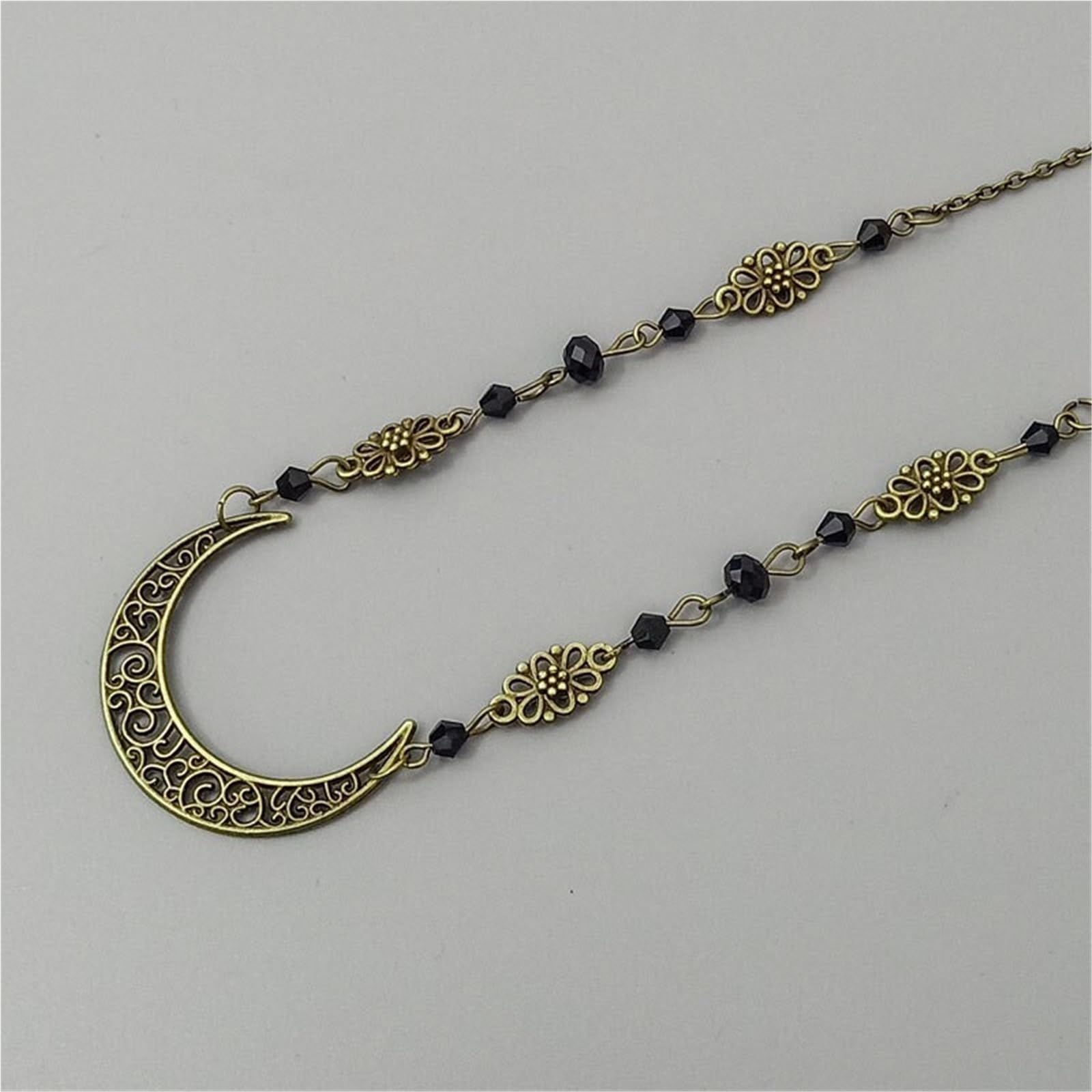 Cadena para el pelo Cadena de cabeza con patrón luna