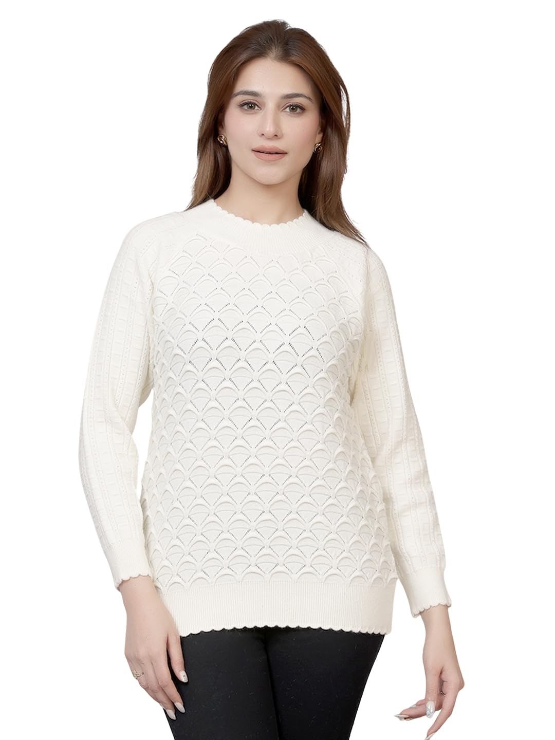 feverfew Pullover Sweater Regular Fit for Winter Wear | Full Sleeve | Stylish Sweater with Comfort Fit | Winter Wear-picture-30
