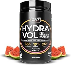 QNT Hydravol Pre-Workout Supplement | 400g | Pasteque | Instant Energy & Quick Muscle Pump | Beta-Alanine & Caffeine For Enhanced Focus & Muscle Strength