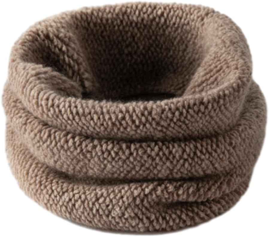 100% Cashmere Neck Gaiter for Men Women Warm Soft Knitted Loop Infinity Scarf