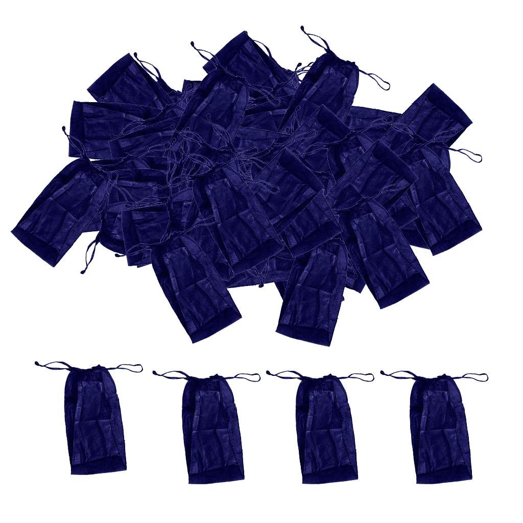 100Stk. Unisex Einweg Unterhose Unterwäsche Tanga Einwegslips Einmalslips aus Vliesstoff - Blau