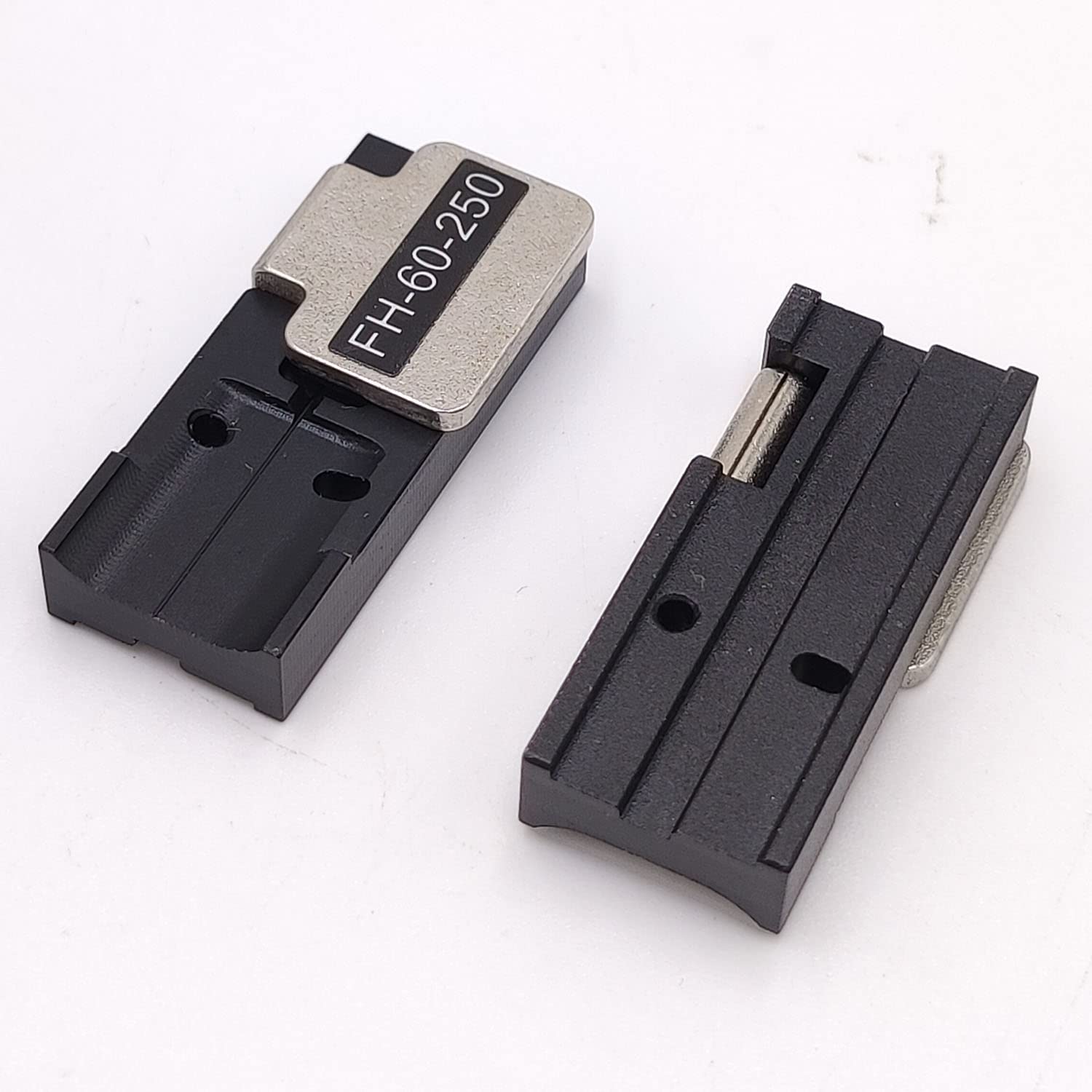 Zivases 1 Pair 250um Fiber Optic Clamp FH-60-250 for Fujikura FSM