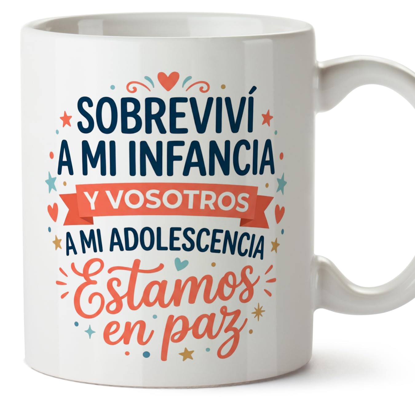 MUGFFINS Taza mamá con frase Para la mejor mamá del mundo en Español | regalo madre | 330 Ml 11 oz | Idea original para regalar | progenitores v3 — view 8