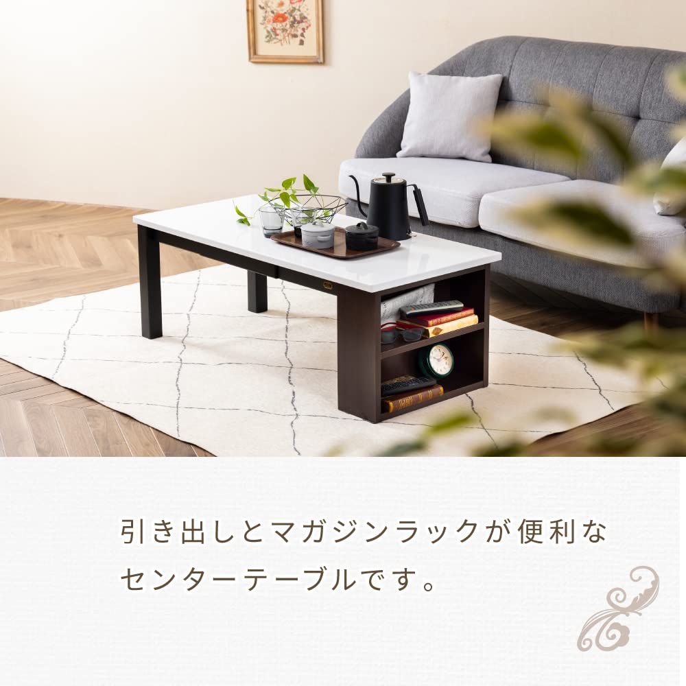 センターテーブル・マガジンラック・横幅110cm センターテーブル・マガジンラック・横幅110cm
