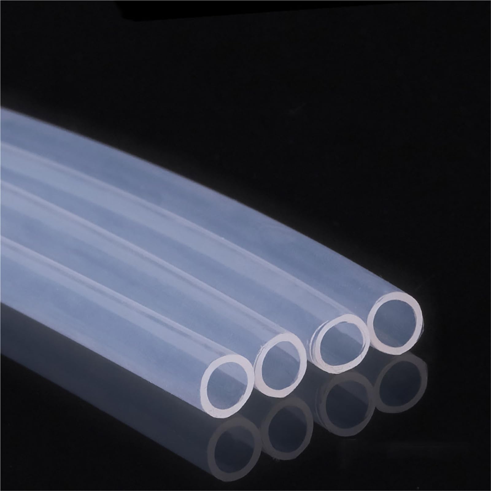 PTFE Tubo Tubo rígido aislado transparente F46 | Diámetro interior 0,8 1 1,2 1,5 2 3 3,17 4 5 6 8 10 12 14 15 mm(8x12mm-1Meter)